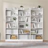 Yaheetech Bücherregal Standregal 161,5/180/183 cm (H), 1-tlg, Schmales Regal Bücherschrank mit 7 Ebenen, 2 Verstellbaren Regalböden Bild 2