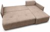 AX LIVING Ecksofa Damascus Creme mit Schlaffunktion Bettkasten Schlafsofa 212 cm rechts Bild 5