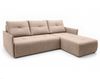 AX LIVING Ecksofa Damascus Creme mit Schlaffunktion Bettkasten Schlafsofa 212 cm rechts Bild 3