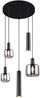 LED Cluster Pendelleuchte 5-flammig aus Metall mit Glasschirmen Chrom, Ø 40cm Bild 2