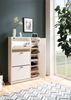 Schuhschrank Weiß 90x120x24cm Schuhkipper Modern Flurschrank mit Ablage Bild 5