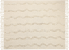Kuscheldecke KHARI Baumwolle 125 x 150 cm Helles Beige Bild 4