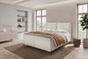 Boxspringbett Elysio - Cordstoff - greige - 180x200 cm Bild 2
