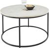 Wohnzimmertisch >Belfort< (DxH: 80x46 cm) in schwarz - 46 (H) Bild 2
