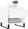 vidaXL Couchtische 2 Stk. Weiß 50x46x50 cm Holzwerkstoff 830925 Bild 4