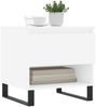 vidaXL Couchtische 2 Stk. Weiß 50x46x50 cm Holzwerkstoff 830925 Bild 3