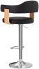 vidaXL Barhocker 2 Stk. Schwarz Bugholz und Kunstleder 327336 Bild 5