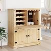 vidaXL Weinschrank Corona 97x45x114 cm Massivholz Kiefer 4002789 Bild 3