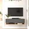 Fernsehtisch Laitila 100x31,5x29,5cm Eiche rustikal/Anthrazit [en. casa] Bild 3