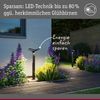 LED Pollerleuchte Alara Dämmerungsgesteuerter Bewegungsmelder (IR) IP44 eckig 665mm 3000K 10W 450lm 230V Anthrazit Metall Bild 2