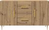 Sideboard, Kommode Artisan-Eiche 100x36x60 cm Holzwerkstoff j958p Bild 4