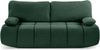 Schlafsofa (B/H/T: 207x93x105 cm) in Smaragdgrün Bild 2