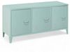 Industrial Sideboard Stahl Schrank Lowboard Spind 120x40x58cm salbeigrün Bild 4