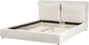 Wasserbett Stoff BAJONNA 160 x 200 cm Hellbeige Bild 4