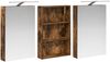 vidaXL Badezimmerschrank-Set 3 pcs 120 x 10,5 x 60,5 cm Holzwerkstoff 3403740 Bild 5