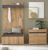 Garderobe Set 5-tlg. Center in Eiche 190 x 200 cm Bild 2