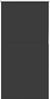 vidaXL Verdunkelungsrollo Schwarz 75x130 cm Stoffbreite 70,7 cm 4010837 Bild 2