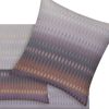 Estella Satin de Luxe Bettwäsche 155x220 Matteo braun Zickzack Streifen 1026-310 Bild 4