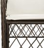vidaXL 5-tlg. Garten-Essgruppe mit Kissen Braun Poly Rattan 3212118 Bild 5