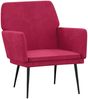 vidaXL Sessel Weinrot 62x79x79 cm Samt 351376 Bild 2