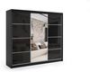 ALTDECOR Schiebetürenschrank VIVI 2 (Kleiderschrank Aluminium-Leisten, Spiegel, Schiebetürenschrank) Bild 4