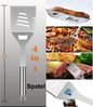 LuxusKollektion Grillbesteck-Set mit Schürze und Koffer, 20-teilig, Edelstahl silber Bild 4