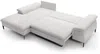 Vente-unique - JOLESA Sofa Stoff Weiß - B 172 cm x H 84 cm x L 268 cm Bild 4