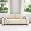 vidaXL 3-Sitzer-Sofa Beige 220 cm Leinenmischgewebe 4104999 Bild 3