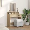 vidaXL Schminktisch Sonoma-Eiche 79 x 41 x 140 cm Holzwerkstoff 865138 Bild 4
