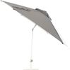 Sonnenschirm Elba Rund, Aluminium mit Knickelement, modern, hellgrau, Ø 300 cm Bild 4