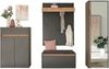 Home affaire Garderoben-Set City/Giron, moderne Garderobe, viel Stauraum, ca. 24 Schuhe, (Set, 4-St), enthält Schrank, Paneel, Schuhschrank & Garderobenbank mit Sitzkissen Bild 3