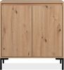 Finori Korsika 01A Kommode, Dekor Artisan Oak | Kommode für Wohnzimmer | Maß: B x H x T ca. 81 x 87 x 40 cm | Kommode mit 2 Türen und 1 Einlegeboden Bild 4