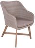 Garden Pleasure 4er Set Sessel OAKLAND Polyrattan Gartenstuhl Garten Terrasse Bild 4