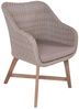 Garden Pleasure 4er Set Sessel OAKLAND Polyrattan Gartenstuhl Garten Terrasse Bild 5