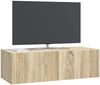 vidaXL Wandmontierter TV-Schrank Sonoma-Eiche 98 x 41 x 30 cm 898527 Bild 2