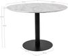 Esstisch >Bolzano< in Weiss, Marmor - 110x75x110cm (BxHxT) Bild 5