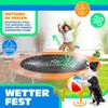 KESSER® - Trampolin Randabdeckung Ø 244 , 305 , 366 , 426 cm , 30cm breit 100% UV-beständig reißfest Federabdeckung , Grün , Blau Orange, 426 cm Bild 4
