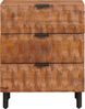 vidaXL Nachttisch Braun 50 x 33 x 62 cm Massivholz Mango 4017909 Bild 3