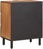 vidaXL Nachttisch Braun 50 x 33 x 62 cm Massivholz Mango 4017909 Bild 5