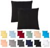 Livessa 2er Set Kissenbezug 40x40 aus%100 Baumwolle Jersey Stoff - Verdeckter Reißverschluss, Kopfkissenbezug 40x40 cm, Kissenhülle, Ultra weich und atmungsaktiv, Oeko-Tex Zertifiziert Bild 4