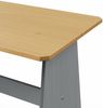 HTI-Living Eckbankgruppe Sitzgruppe 3-teilig Marija Grau, (Set, 3-tlg, 1 Esstisch, 1 Eckbank mit Rücklehne, 1 Sitzbank), Esstisch Eck- und Sitzbank Landhausstil Bild 4