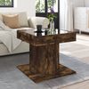 vidaXL LED-Couchtisch Räuchereiche 50x50x45 cm Holzwerkstoff 847564 Bild 4