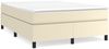 vidaXL Polsterbett Creme 140x200 cm Kunstleder Bild 2