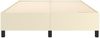 vidaXL Polsterbett Creme 140x200 cm Kunstleder Bild 5