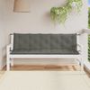 vidaXL Gartenbank-Auflagen 2 Stk. Melange Dunkelgrau 180x50x7 cm Stoff 4002620 Bild 3