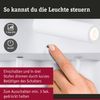 Paulmann 71106 LED Wandleuchte Jerik USB C 3000K 3-Step-Dim Weiß Bild 3