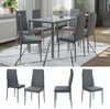 Esszimmerstuhl Grand Grau 42.5 x 48 cm 6er Set Vicco Bild 2