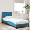 vidaXL Bett mit Matratze "Hanko" Blau 80x200 cm Samt 3208566 Bild 3