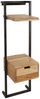 KAWOLA Nachttisch AIDY Regal hängend Akazie natur 1 Schublade 100 x 30 x 30 cm Bild 3