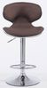 2er Set Barhocker Las Vegas V2 Stoff chrom, braun Bild 2